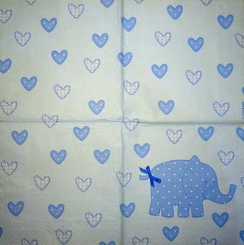 060 Elefant - 3-lagig - (gold) - ppd